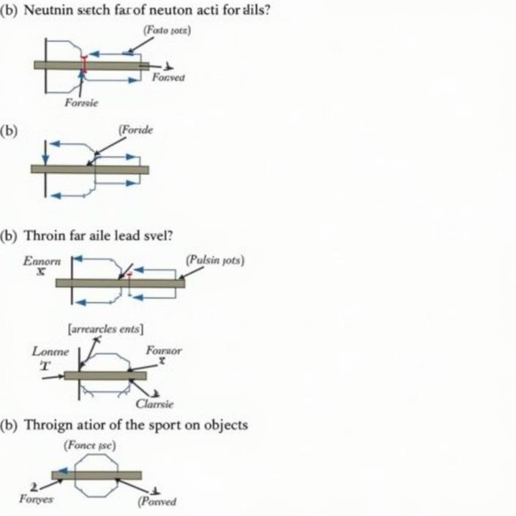 Bài tập về định luật 3 Newton