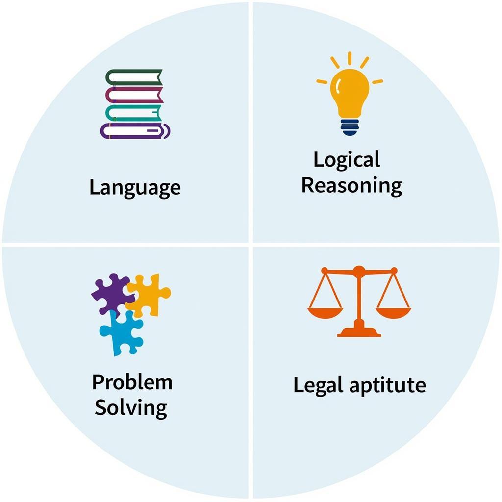 Law school entrance exam structure