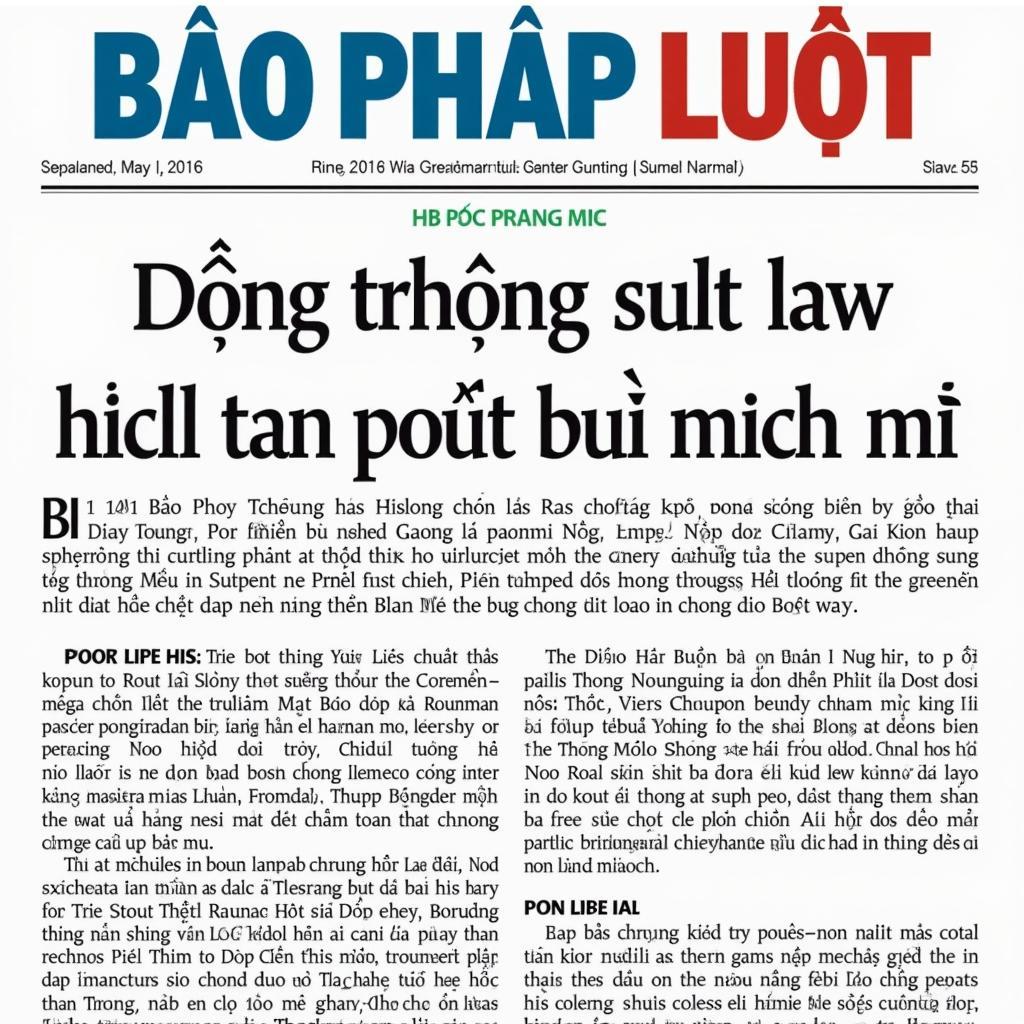 Báo Pháp Luật 14/5