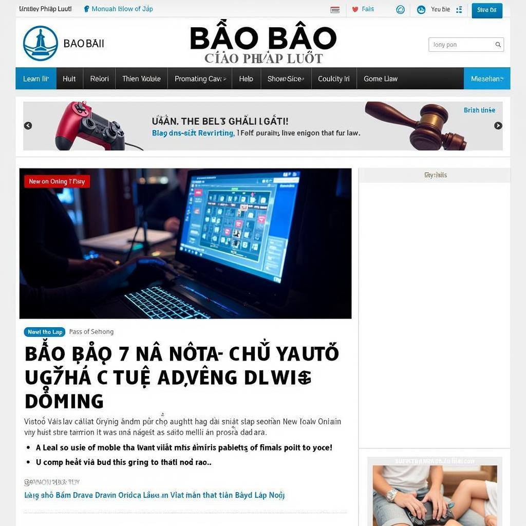 Báo Bảo Vệ Pháp Luật: Nguồn Thông Tin Luật Game Online Uy Tín