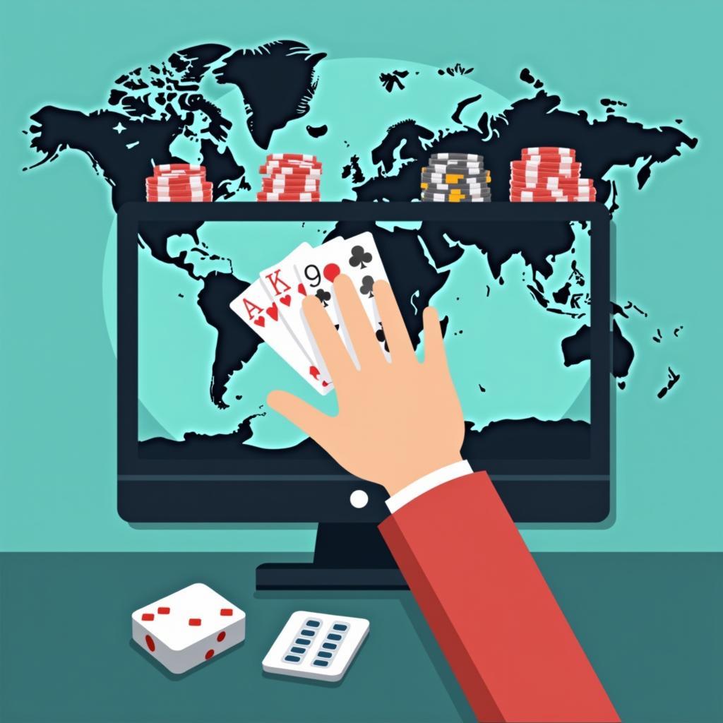 Illegal cross-border gambling in games