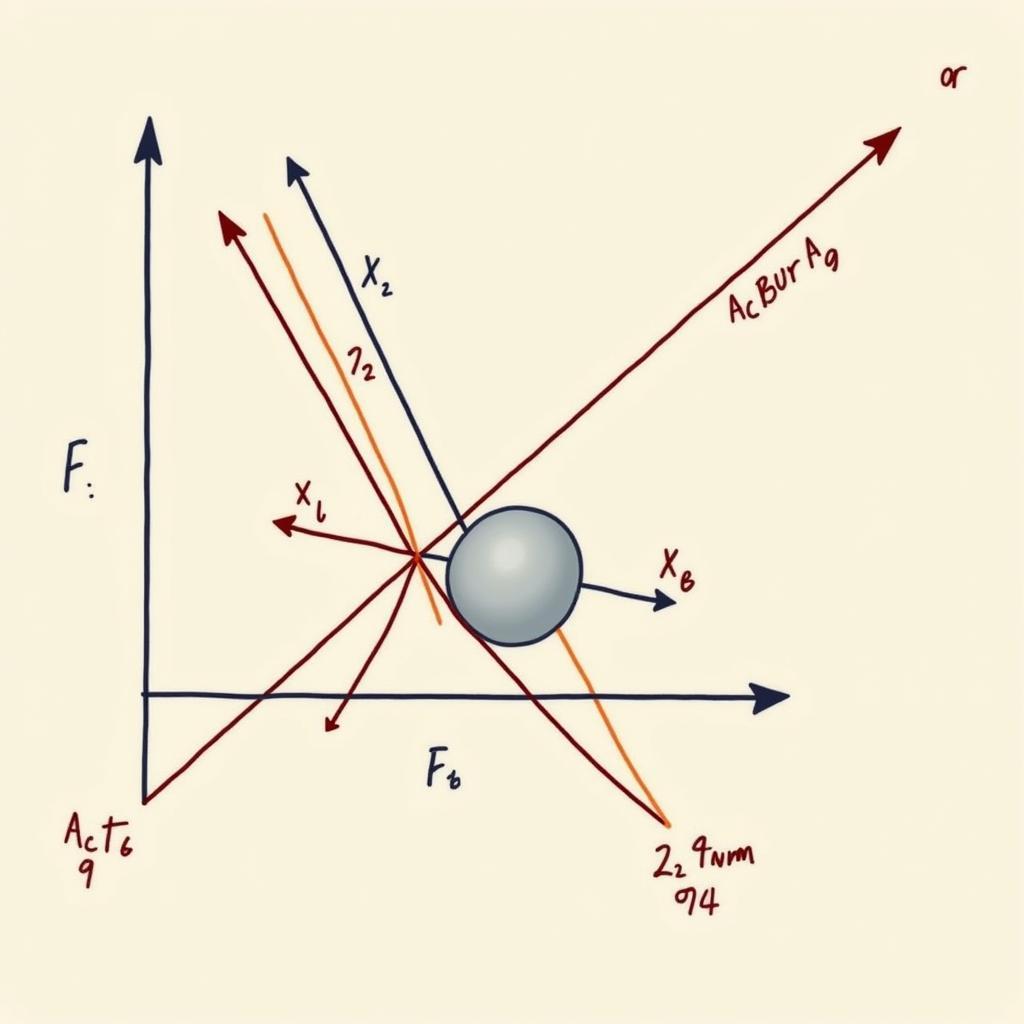 Biểu diễn véc tơ của định luật 2 Newton