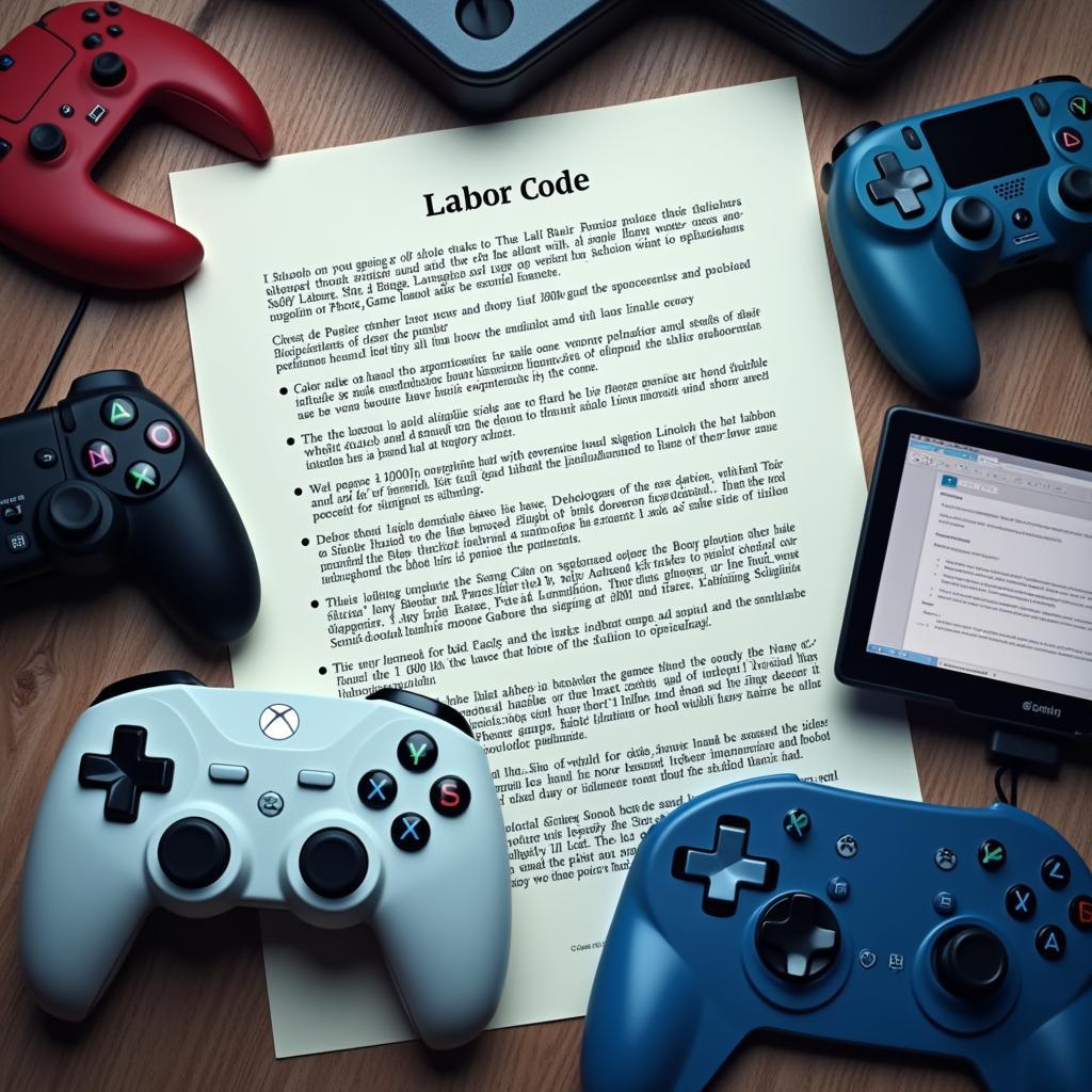 Labor Code in English in Gaming Industry