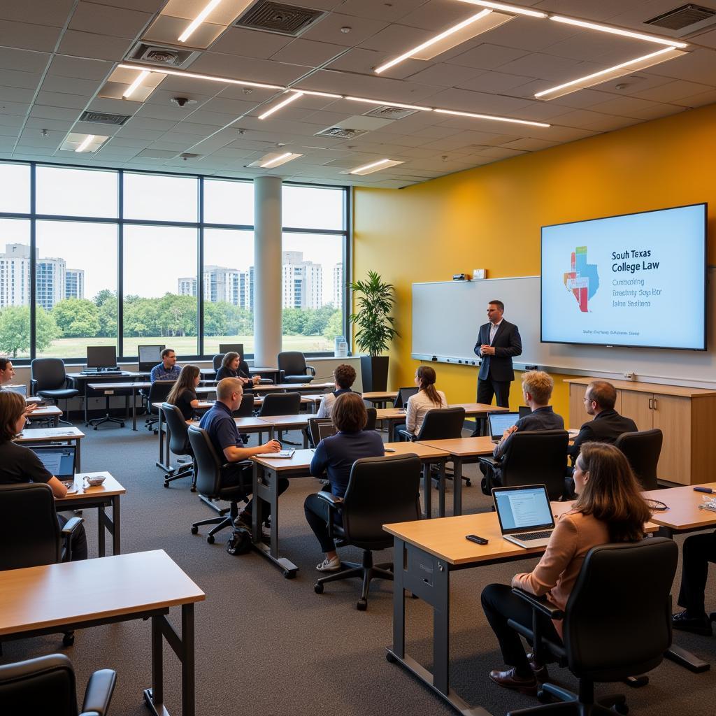 South Texas College of Law Houston Classroom