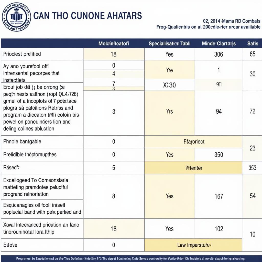 Chương trình đào tạo Đại học Luật Cần Thơ