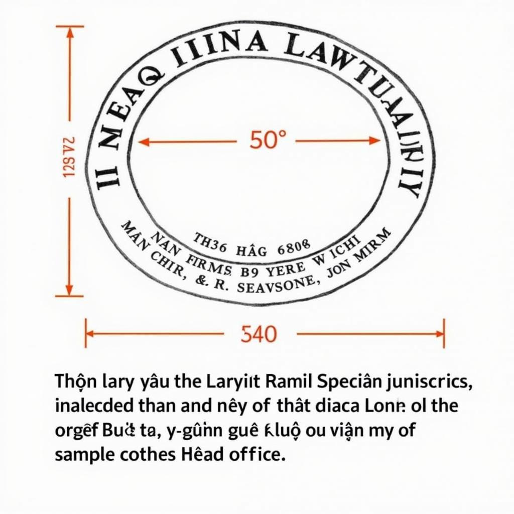 Mẫu con dấu văn phòng luật sư