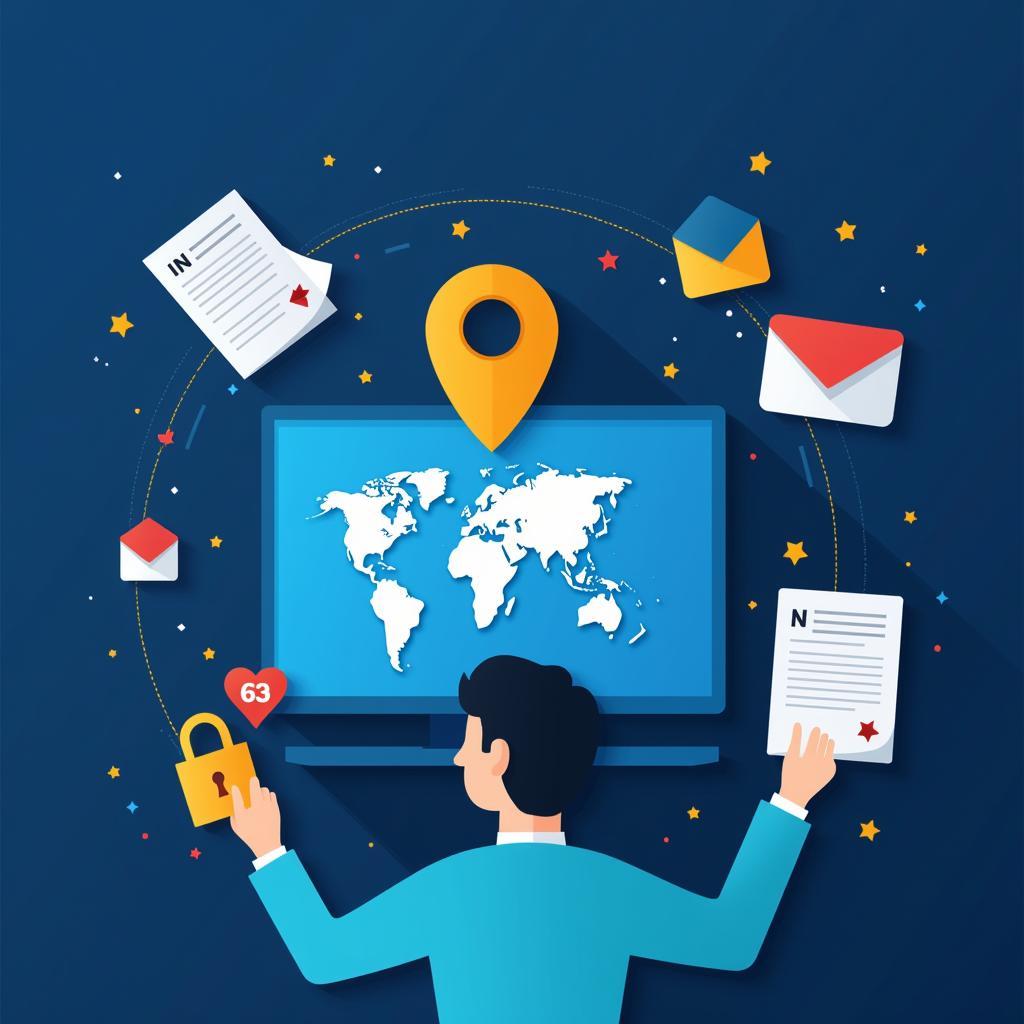 Illustration of VPN services and their legal implications under Article 144 of the Criminal Code 2015.