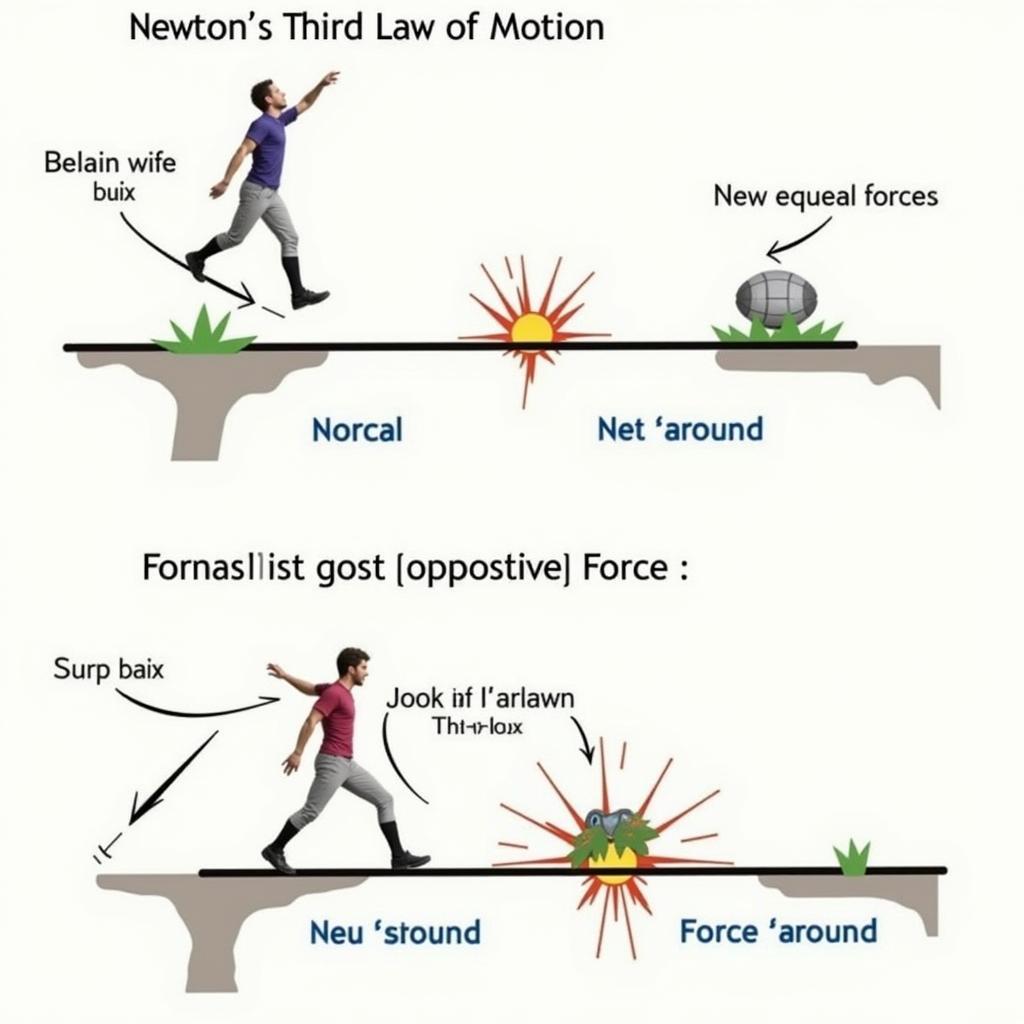 Giải thích định luật 3 Newton