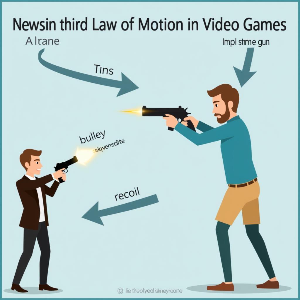  Định luật 3 Newton trong game bắn súng 