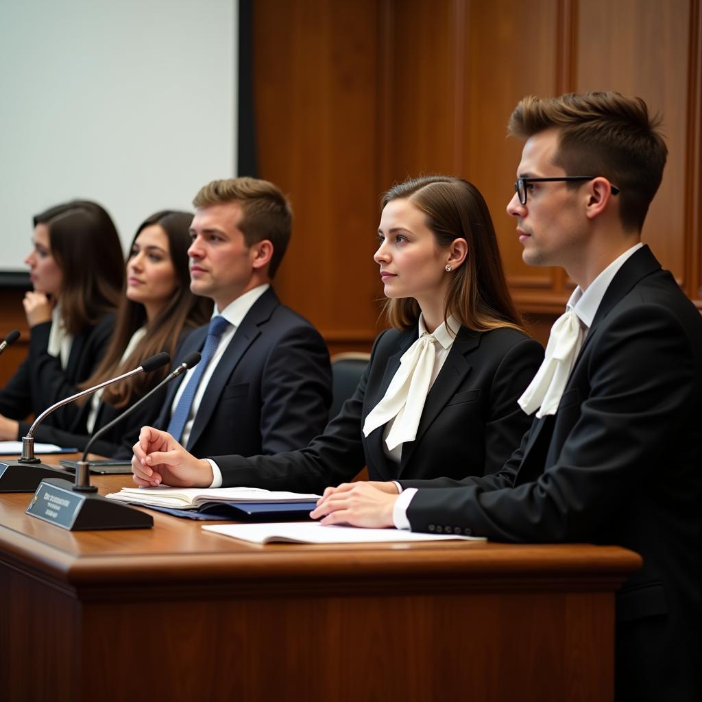 Sinh viên Khoa Luật tham gia moot court