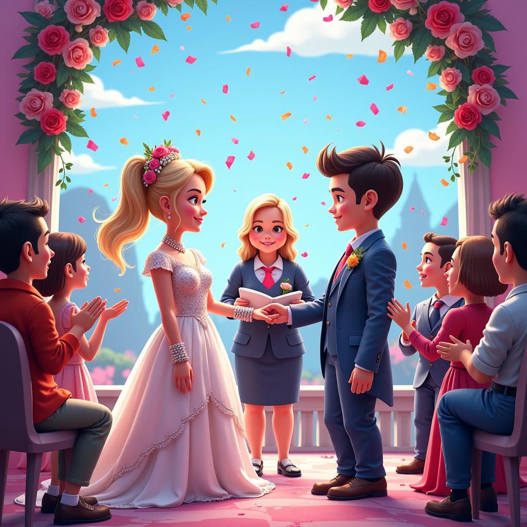 Virtual Wedding Ceremony In Game