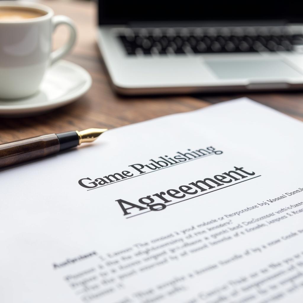 Game publishing contract