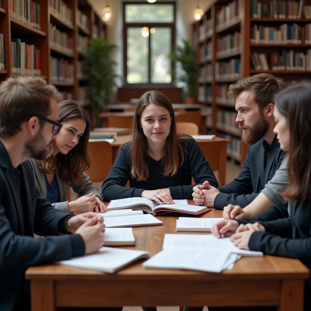 Law Students Studying