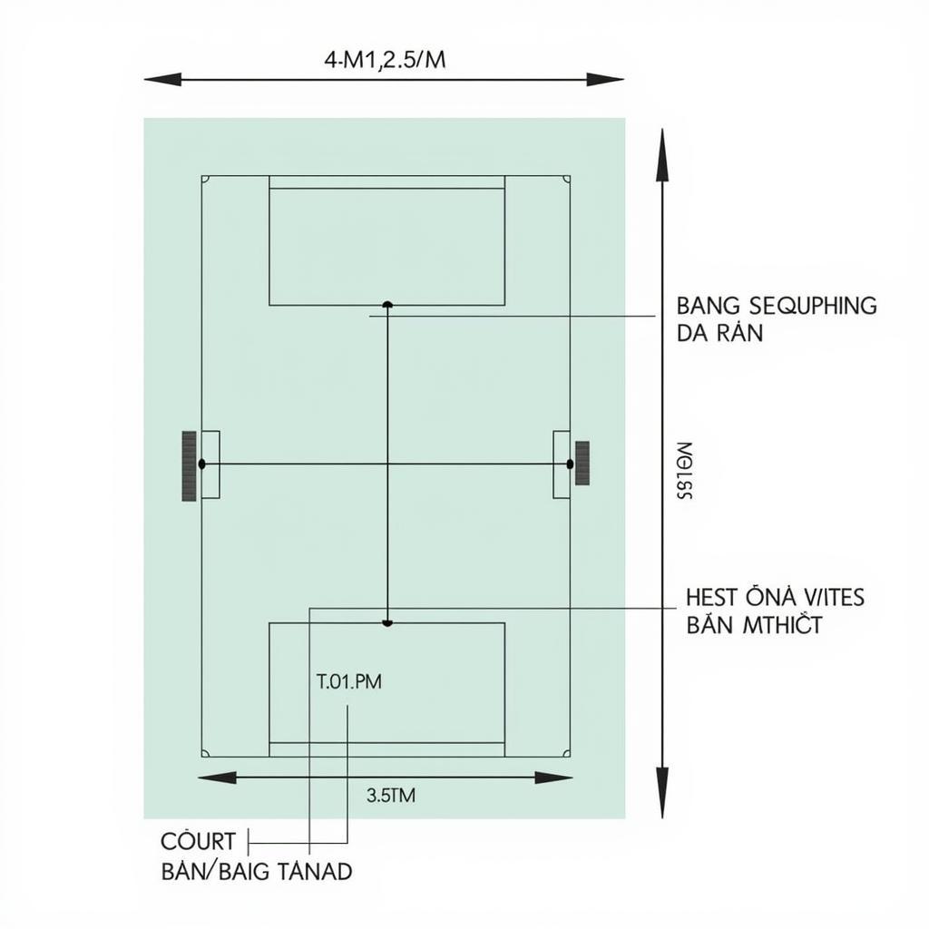 Sân cầu lông chuẩn quốc tế