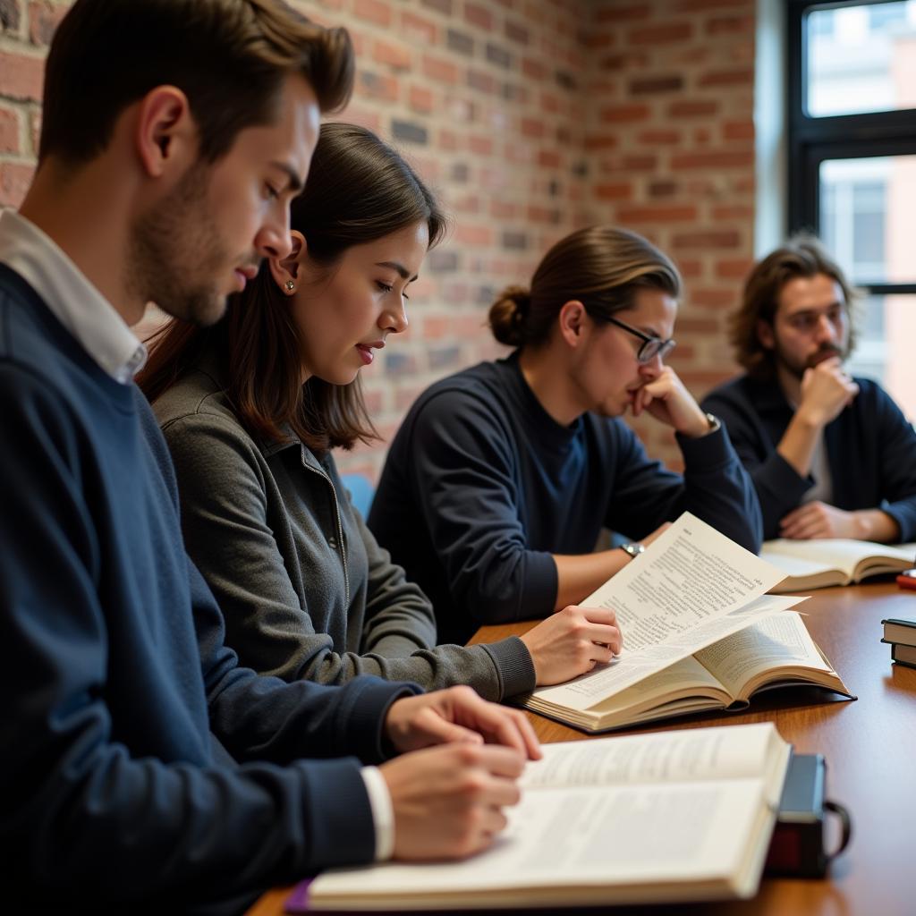 Students Studying Law Materials