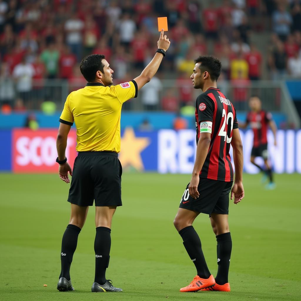 Yellow and red cards