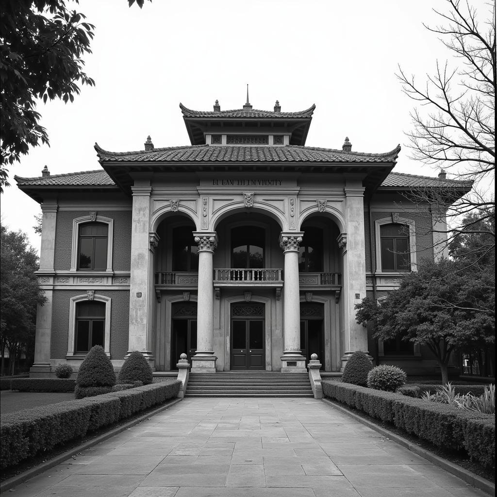 Old Hanoi Law University Library