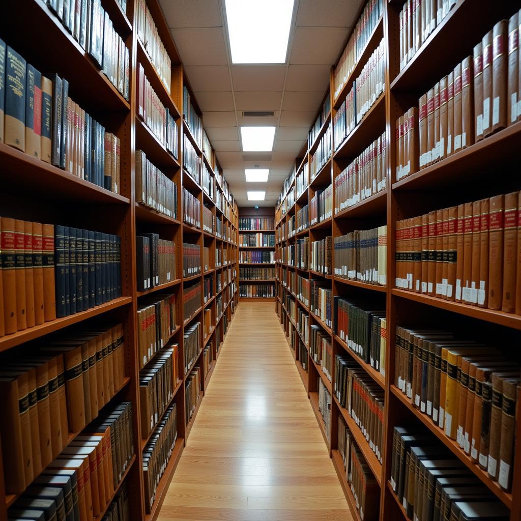 Law library with extensive collection