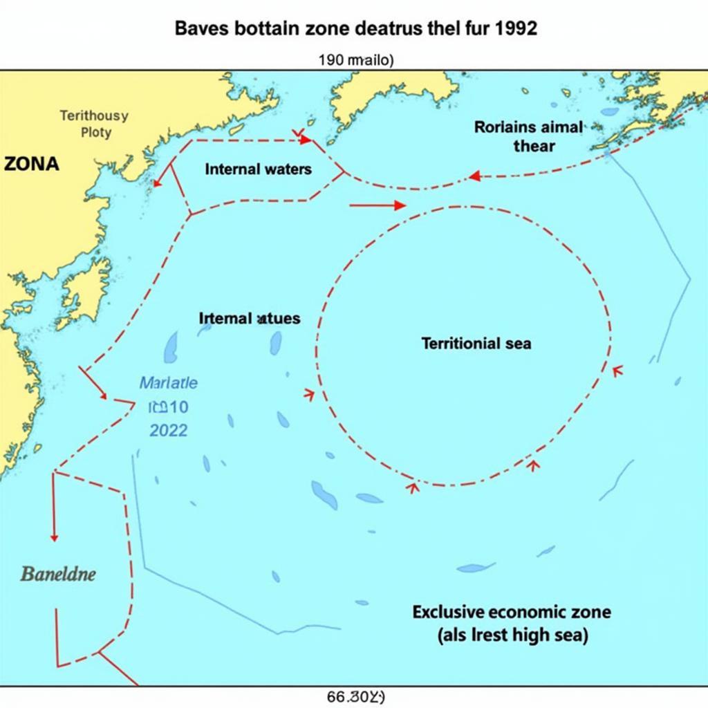 Các vùng biển theo luật biển 1982