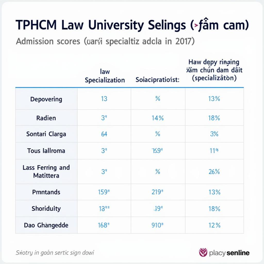 Điểm chuẩn bài kiểm tra năng lực đại học luật TPHCM 2017