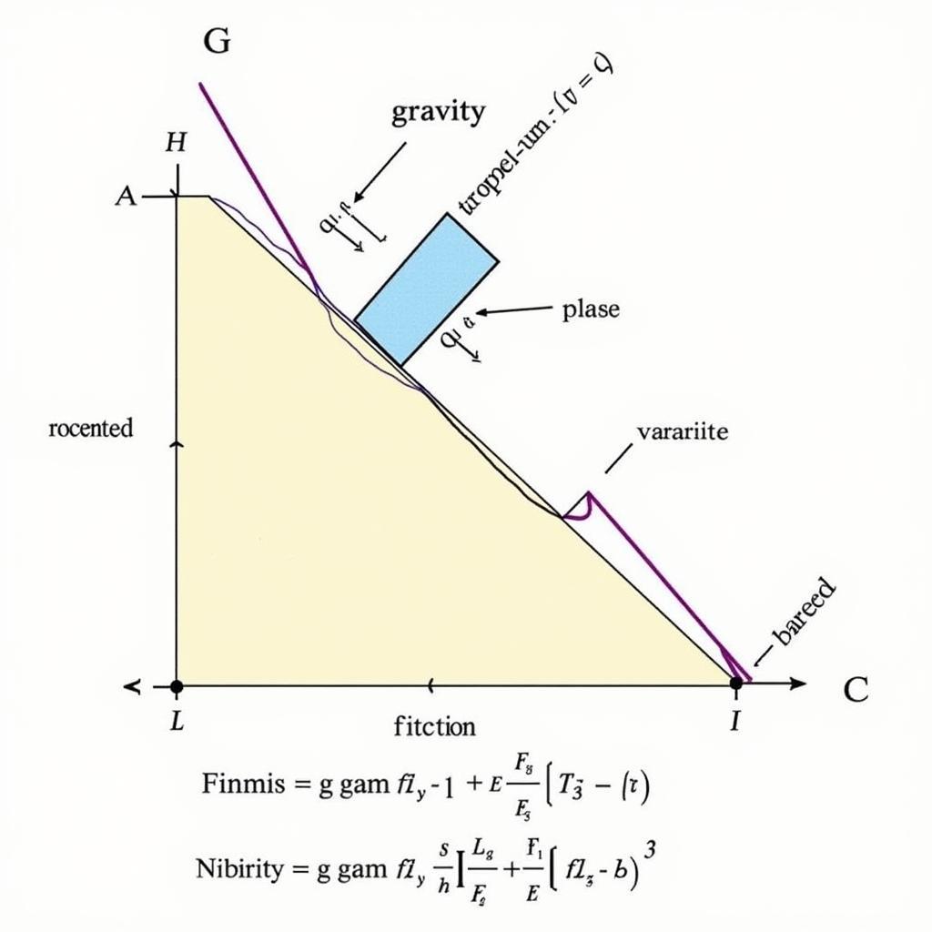 Minh họa bài tập ứng dụng định luật 2 Newton