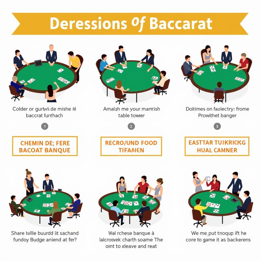 Các biến thể baccarat phổ biến