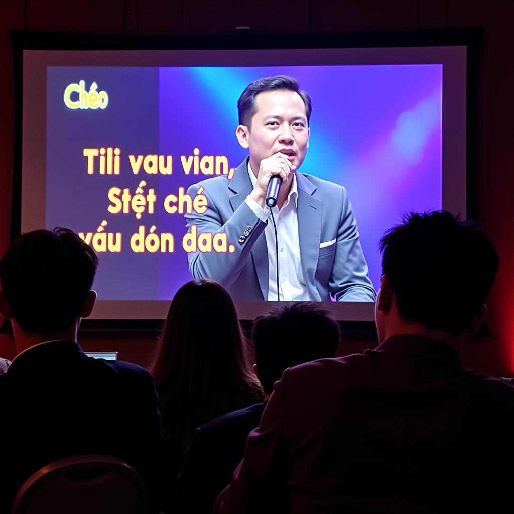 Ca cảnh chèo karaoke