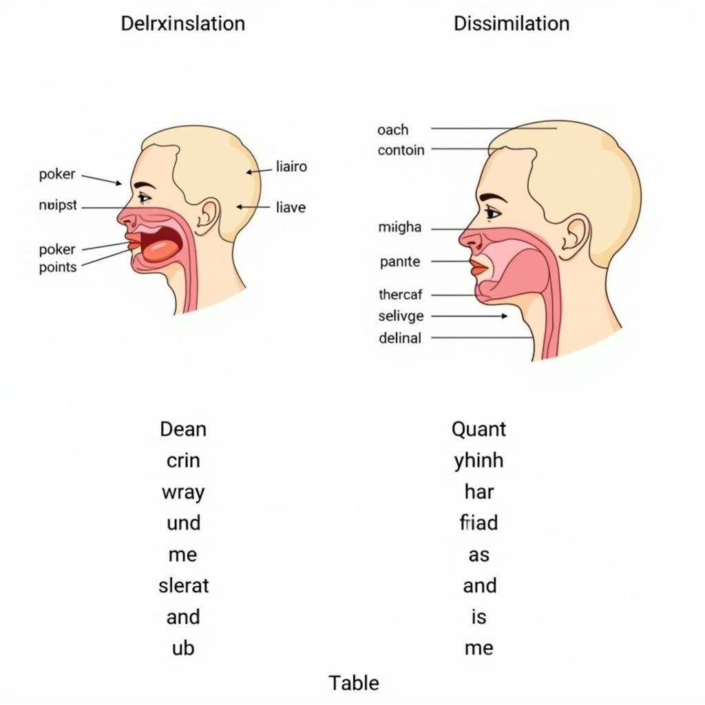 Ví dụ về Quy Luật Dị Hóa trong Ngữ Âm