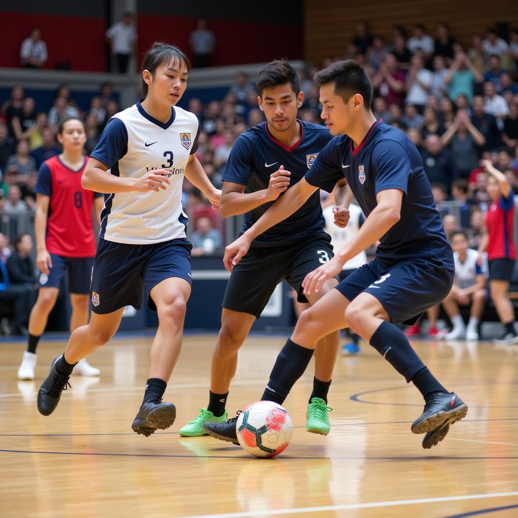 CLB Futsal Đại Học Luật Thi Đấu