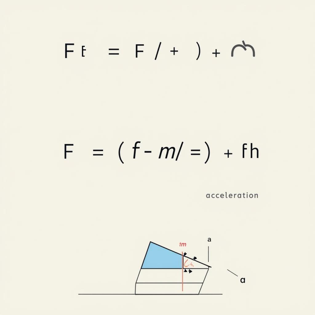 Công thức Định Luật 2 Newton