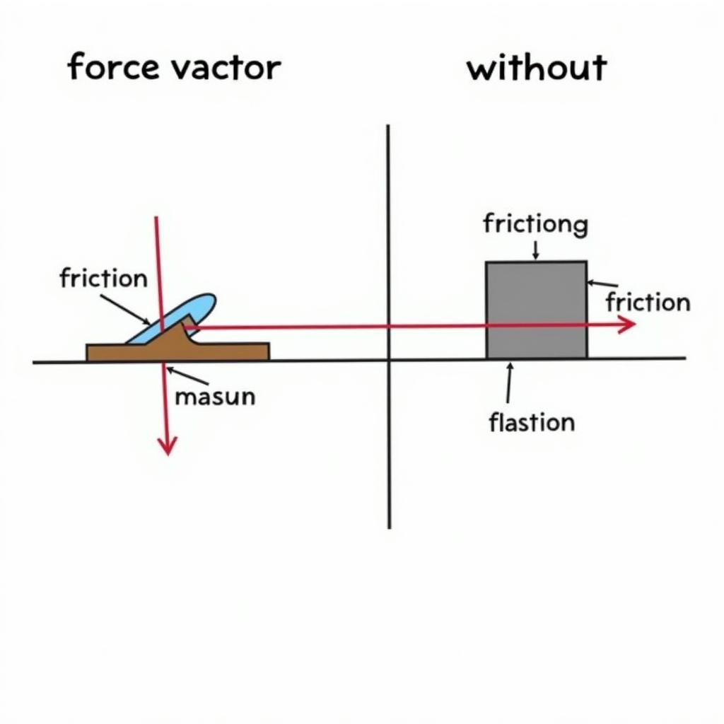 Minh họa định luật 2 Newton với lực kéo