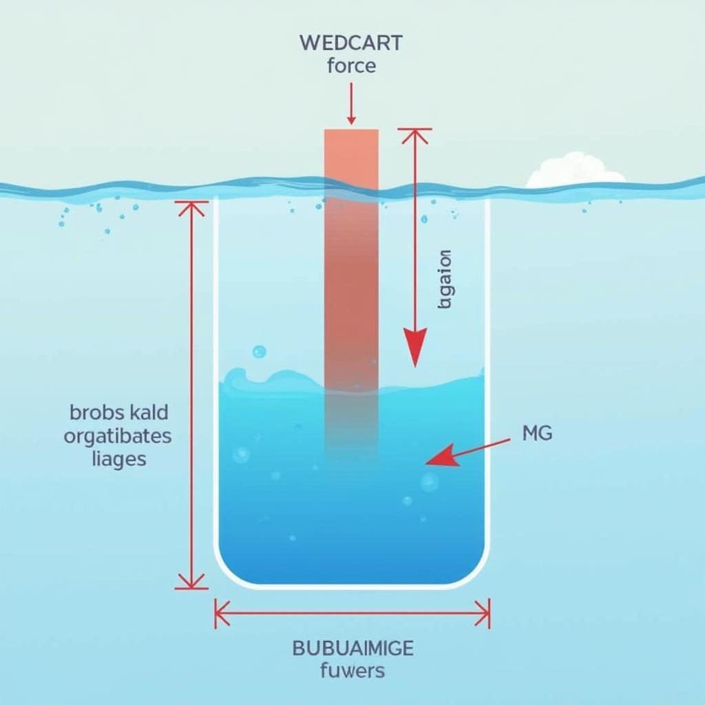 Mô phỏng nước bằng định luật Archimedes