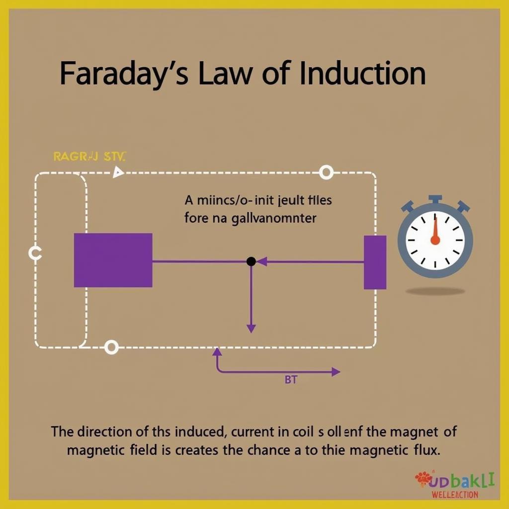 Minh họa Định luật Faraday với mạch điện