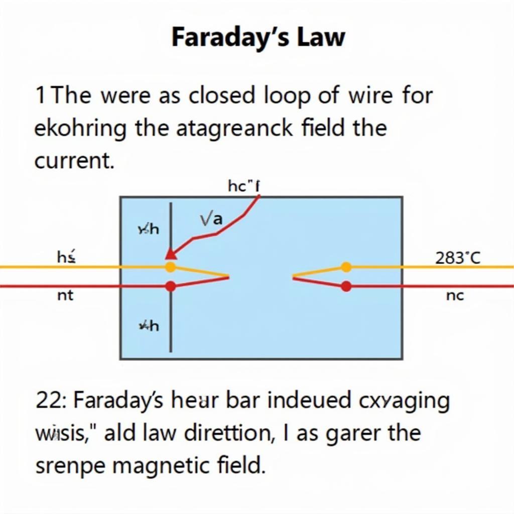 Minh họa Định luật Faraday trong mạch kín