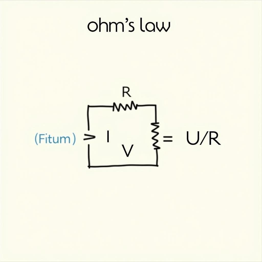 Công thức Định Luật Ohm