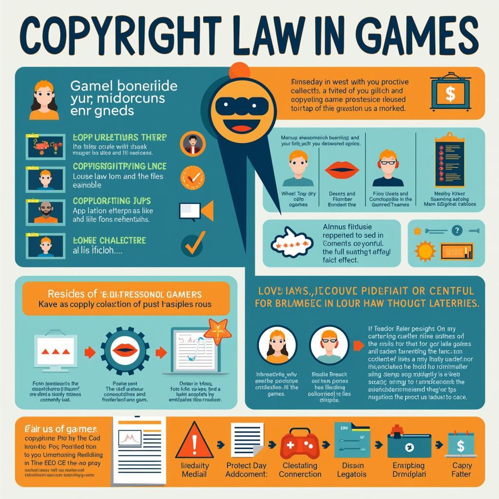 Infographic Pháp Luật về Luật Bản Quyền trong Game