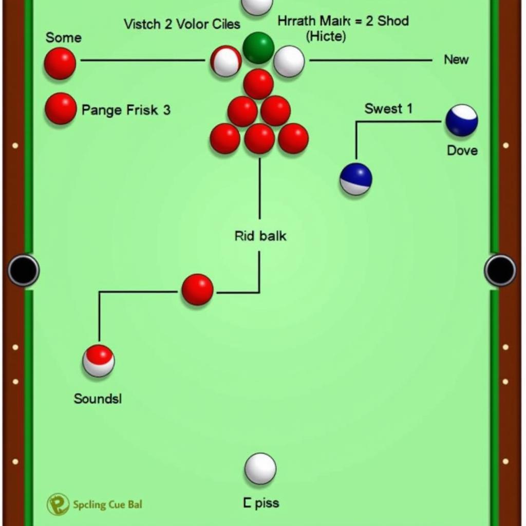 Luật snooker cơ bản: Cách đặt bi và thứ tự đánh bi