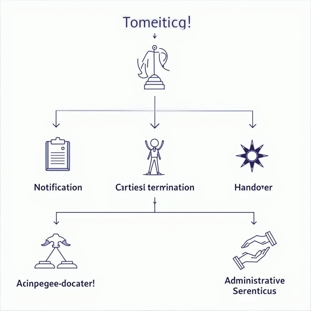 Các bước trong thủ tục cho nhân viên nghỉ việc