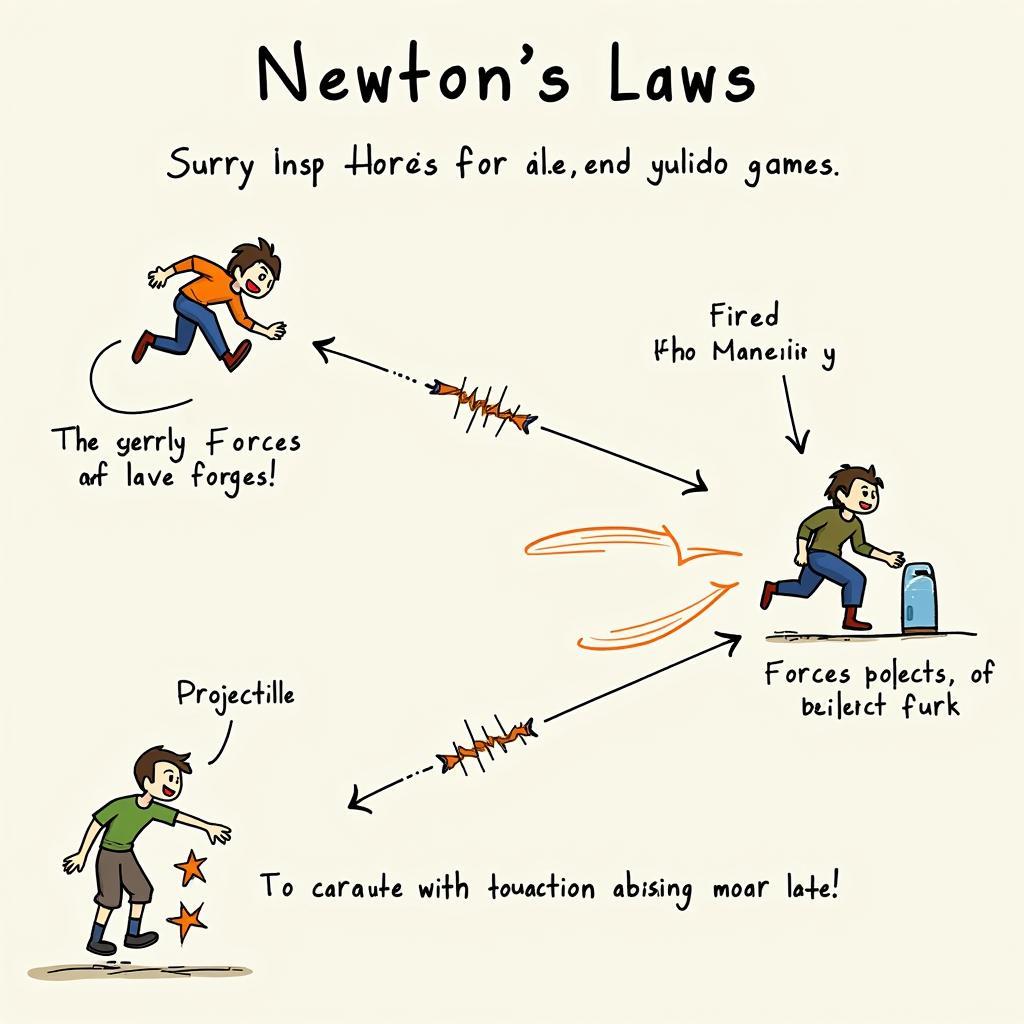 Ứng dụng Ba Định luật Newton trong trò chơi điện tử