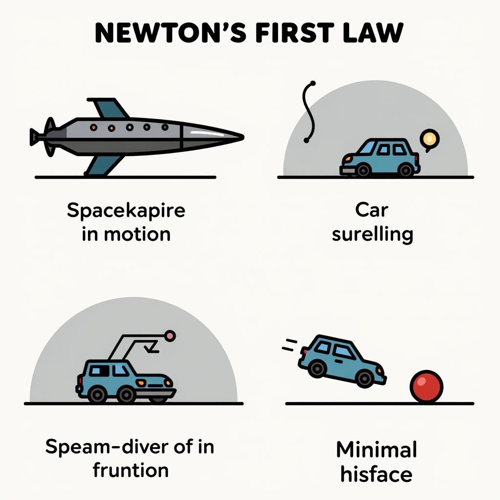 Ứng dụng Định luật 1 Newton