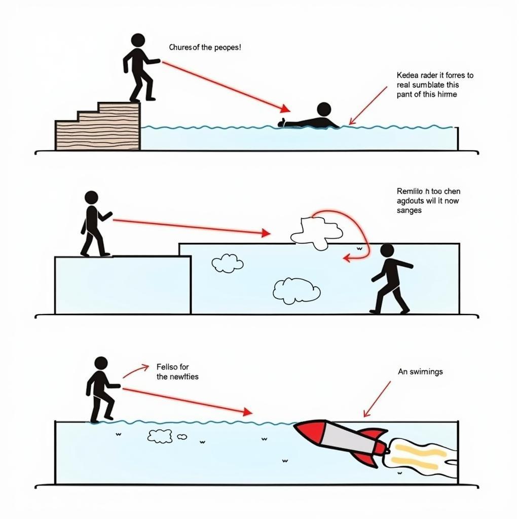 Ví dụ về Định luật III Newton