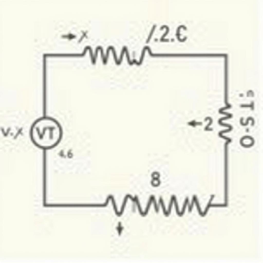 Ví dụ định luật Ohm mạch nhiều nguồn