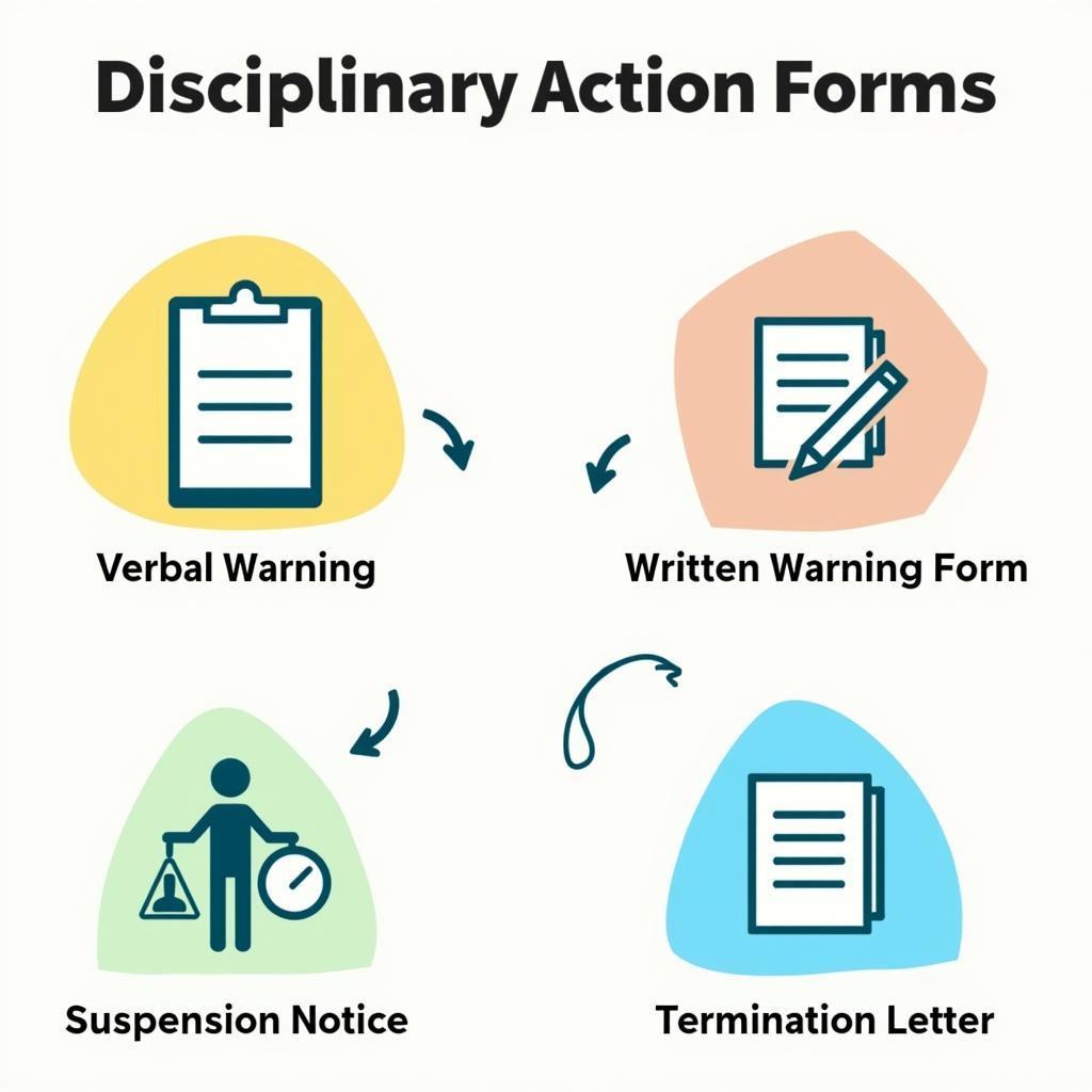 Types of Disciplinary Action Forms in English