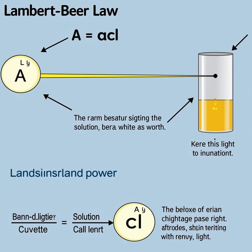 Công thức Định Luật Lambert Beer