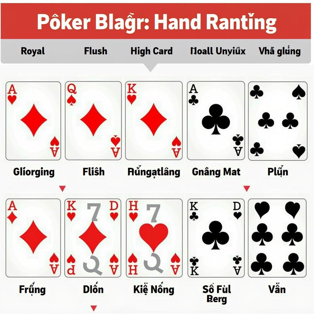 Luật Chơi Poker Cơ Bản: Xếp Hạng Bài Poker