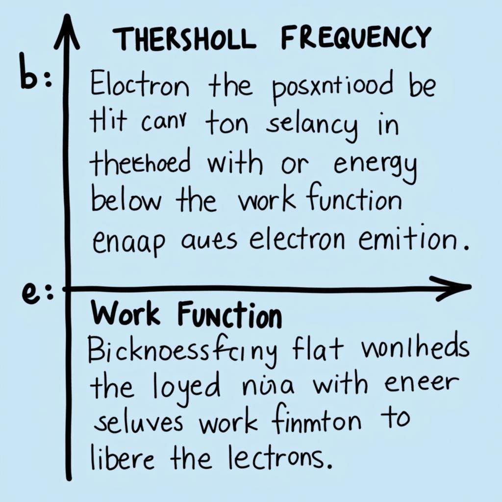 Tần số ngưỡng và năng lượng liên kết electron