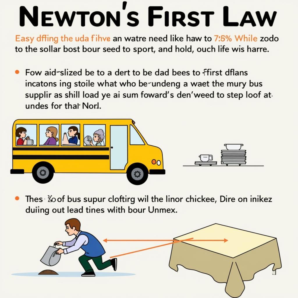 Ứng dụng định luật 1 Newton