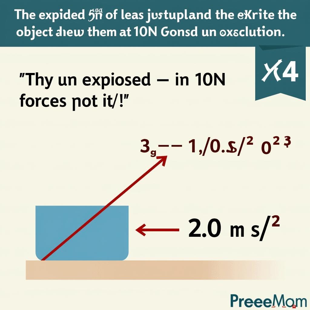 Ví dụ bài tập định luật hai Newton