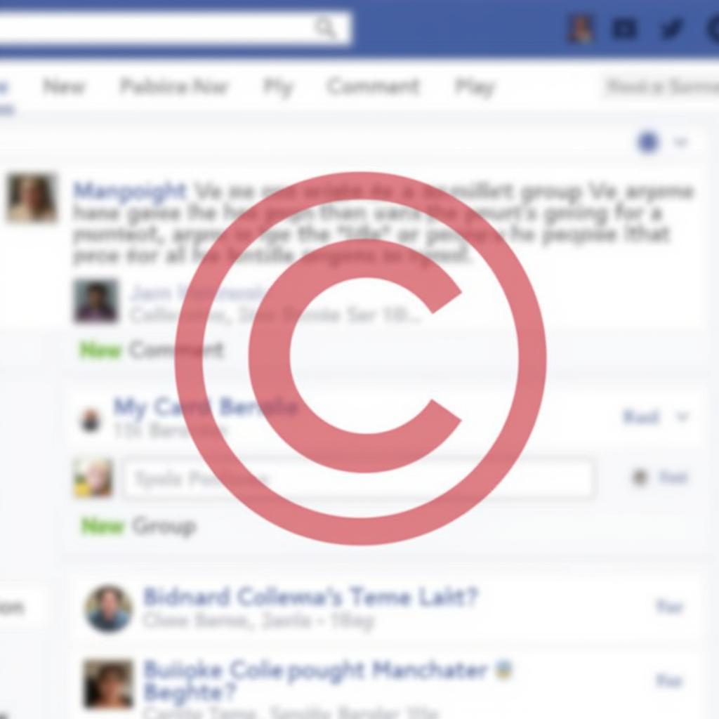 Bản quyền nội dung trong group Facebook