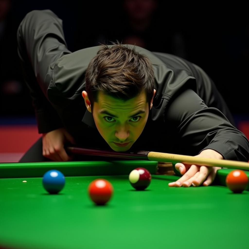 Hình ảnh minh họa các chiến thuật và kỹ năng snooker